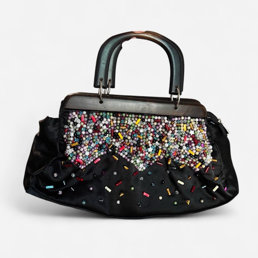 Black Beaded handbag